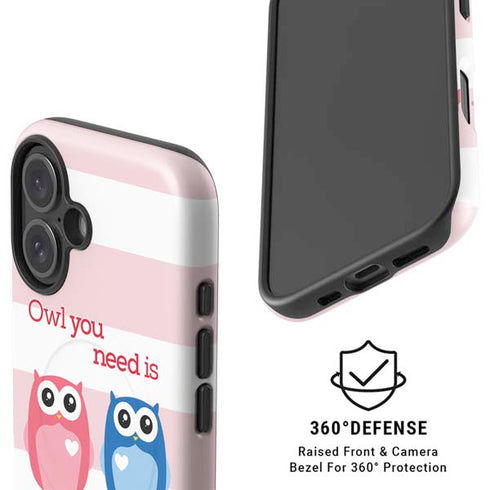Owl Is All You Need iPhone 16 Magsafe Impact Case